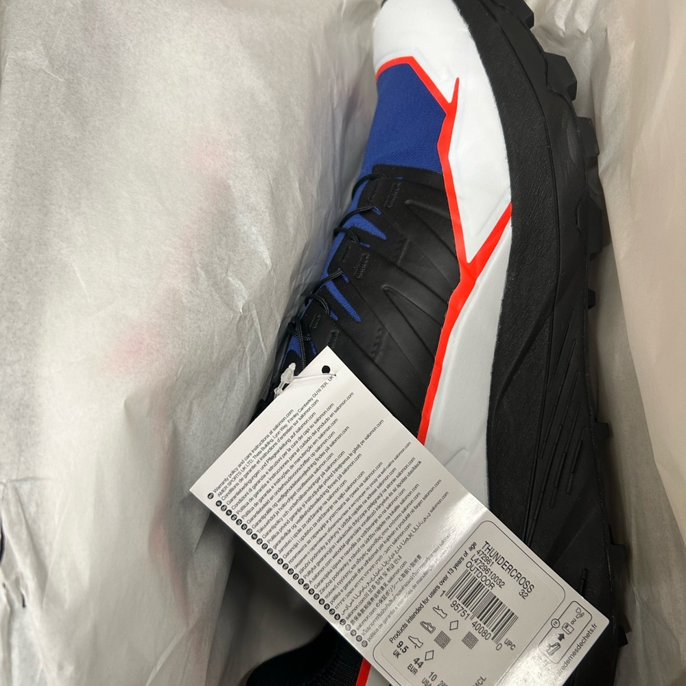 Salomon Athletic Shoes - Blue, White, Black, Red